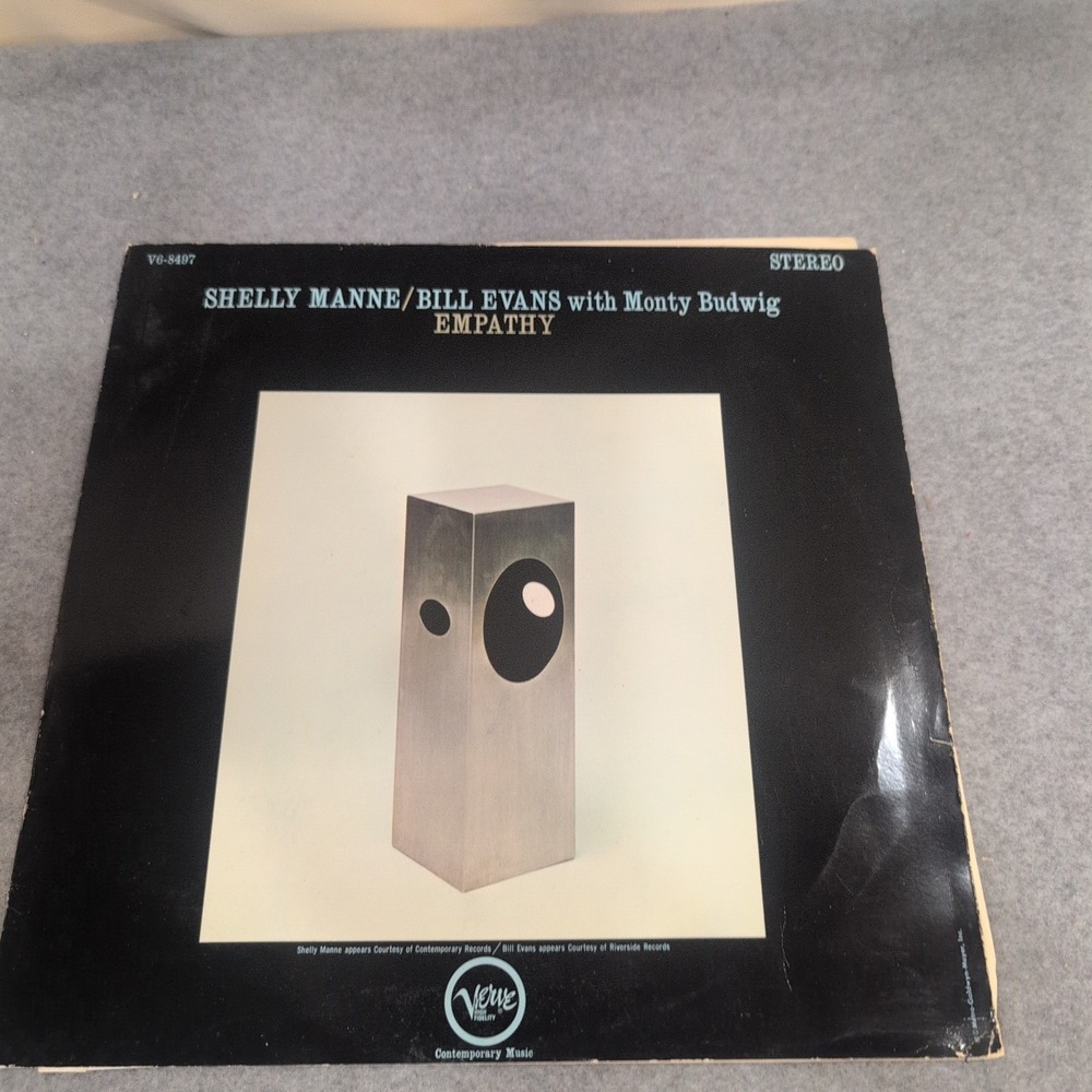 Shelly Manne Bill Evans Empathy Vinyl LP Verve V6-8497 Stereo Jazz Record VG